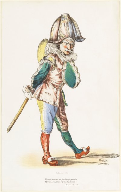 Polichinelle od Édouard Manet
