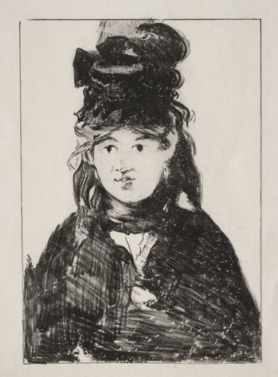 Portrét Berthe Morisot od Édouard Manet
