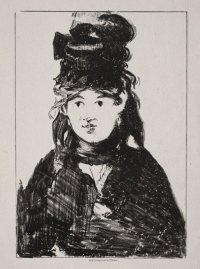 Portrét Berthe Morisot od Édouard Manet