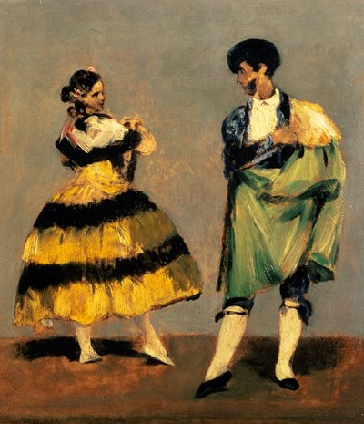 Španělští tanečníci, 1879 od Édouard Manet