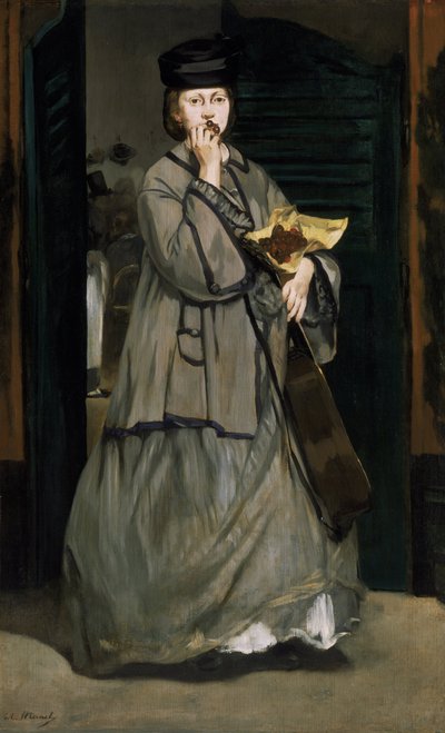 Pouliční zpěvačka od Édouard Manet