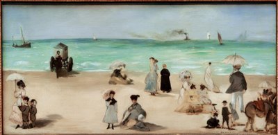 Na pláži Boulognesur-Mer od Édouard Manet