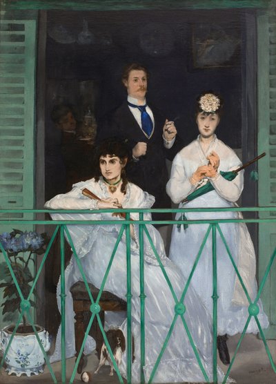 Francouzština:  Le balcon Balkon od Édouard Manet