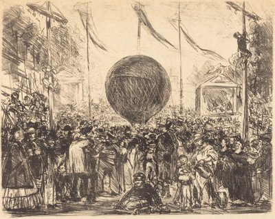 Balón, 1862. od Édouard Manet