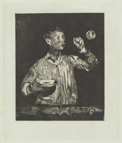 Chlapec s mýdlovými bublinami Dítě s mýdlovými bublinami, 18681869. od Édouard Manet