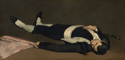 Mrtvý toreador od Édouard Manet
