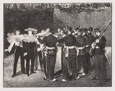 Poprava císaře Maxmiliána od Édouard Manet