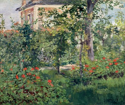 Zahrada v Bellevue, 1880 od Édouard Manet