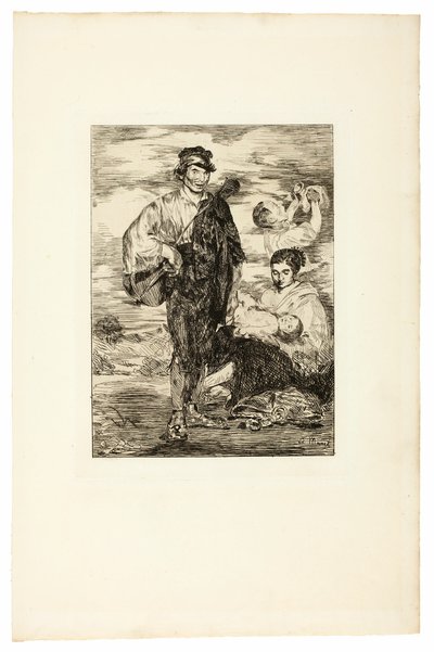 Cikáni od Édouard Manet
