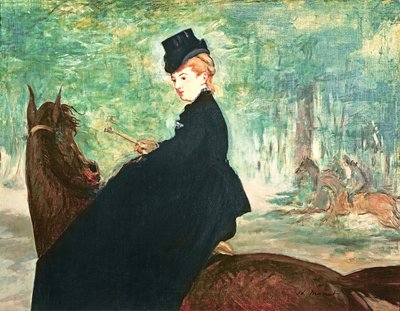 Jezdkyně, 1875 od Édouard Manet