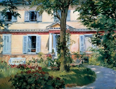Dům v Rueil, 1882 od Édouard Manet