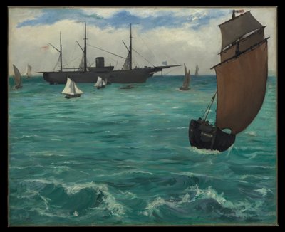 „Kearsarge“ u Boulogne od Édouard Manet