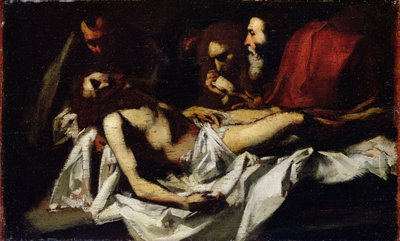 Uložení Krista do hrobu od Édouard Manet
