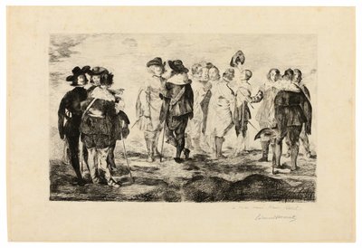 Malí kavalíci od Édouard Manet