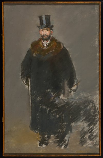 Muž se psem od Édouard Manet