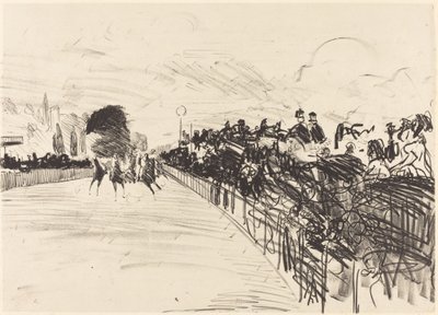Závody (kurzy Les) od Édouard Manet
