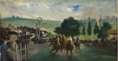 Závody v Longchamp, 1866 od Édouard Manet