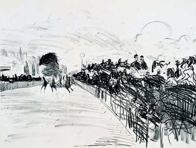 The Races, cca 1865-72 (pastel litho) od Édouard Manet