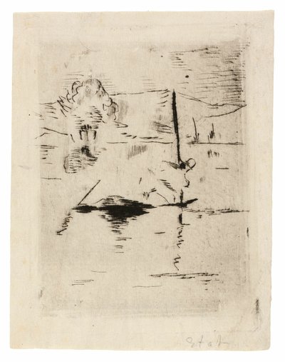 Řeka v rovině od Édouard Manet