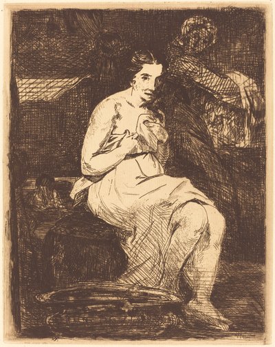 Toaleta (La Toalette) od Édouard Manet