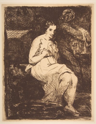 Toaleta, 1862. od Édouard Manet