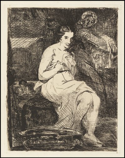 Toaleta, 1862 od Édouard Manet