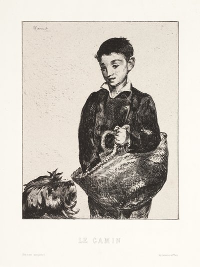 Uličník od Édouard Manet