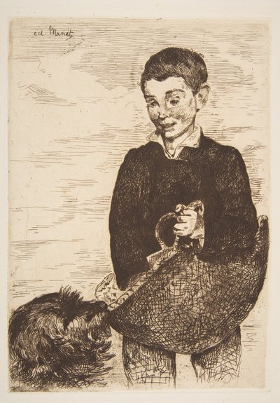 Urchin, 1861-62. od Édouard Manet