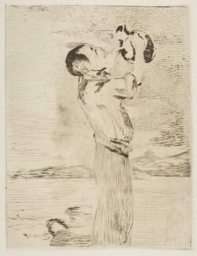 Piják vody, 1870-74. od Édouard Manet