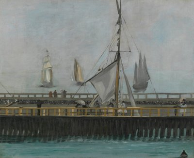 Molo Boulogne-sur-Mer, 1868 od Édouard Manet