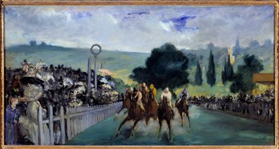 Závody v Longchamp od Édouard Manet