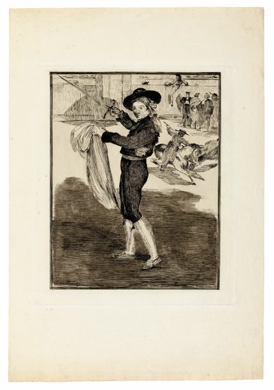 Victorine Meurent v kostýmu "Espada" od Édouard Manet