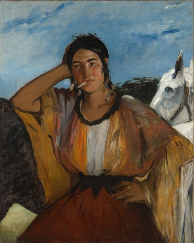 Žena s cigaretou od Édouard Manet