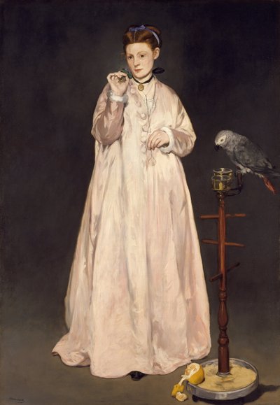Mladá dáma v roce 1866, 1866 od Édouard Manet