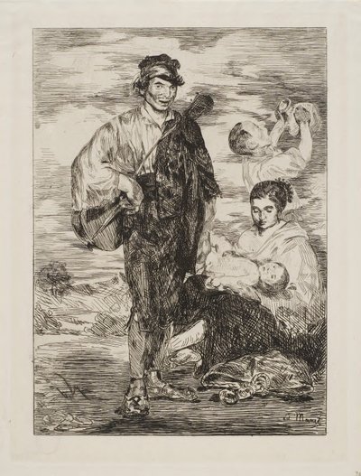 Cikáni od Édouard Manet