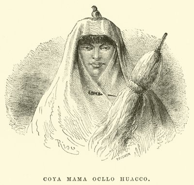 Coya Mama Ocllo Huacco od Edouard Riou