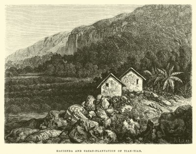 Hacienda a Kakaová plantáž Tian-Tian od Edouard Riou