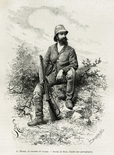 Portrét Emile Arthur Thouar od Edouard Riou