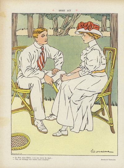 Ilustrace pro Le Rire od Edouard Touraine