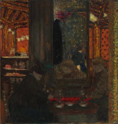 V kavárně od Edouard Vuillard