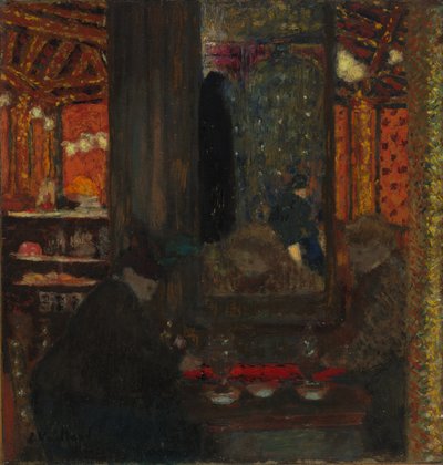 V kavárně od Edouard Vuillard