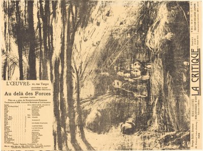 Mimo lidské síly od Edouard Vuillard
