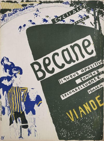 Kolo; Beckane, kolem roku 1894 od Edouard Vuillard