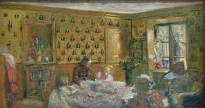 U pracovního stolu od Edouard Vuillard