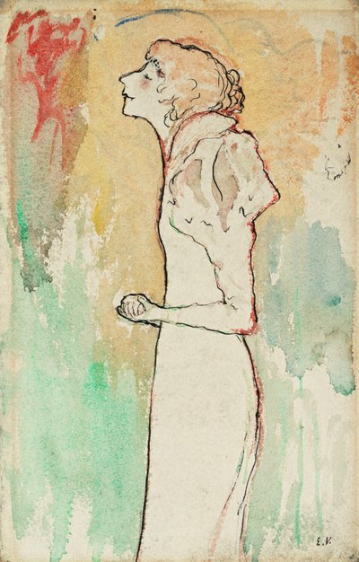 Zpěvák, kolem 1891-92 od Edouard Vuillard