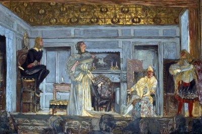 Dekory imaginárních nemocných od Moliera od Edouard Vuillard