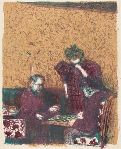 Das Damespiel od Edouard Vuillard