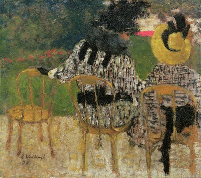 V zahradách Tuileries, 1895 (olej na kartonu) od Edouard Vuillard
