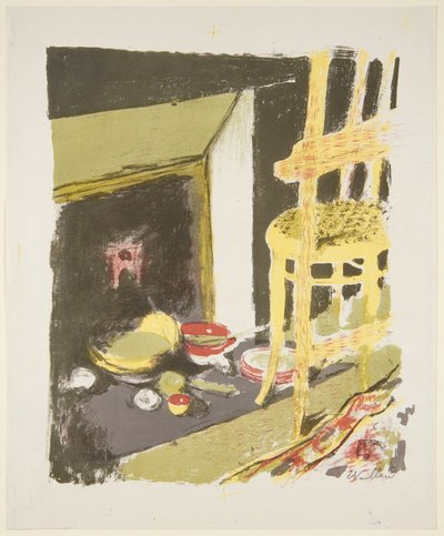 Krajiny a interiéry: Krb od Edouard Vuillard