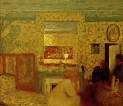 Salonek Natansons, rue Saint-Florentin od Edouard Vuillard
